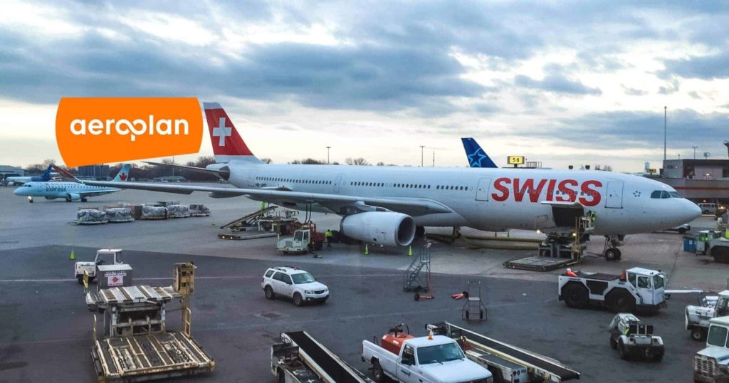 R&eacute;servation d&rsquo;une prime A&eacute;roplan sur Swiss en classe affaires - aeroplan featured 8 1