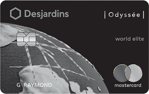 Comparatif : Carte Odyssée World Elite Mastercard Desjardins et Mastercard World Elite de la Banque Nationale - Carte Odyssee World Elite Mc N F