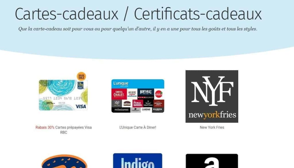 Obtenez jusqu’à 100&nbsp;000 points Avion avec la Carte Avion Visa Infinite Privilège RBC - rbc recompenses cartes cadeaux