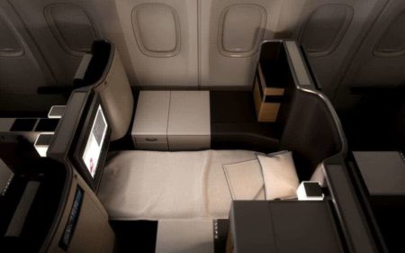 Review: Swiss A340 - Classe Affaires - swiss business class bed