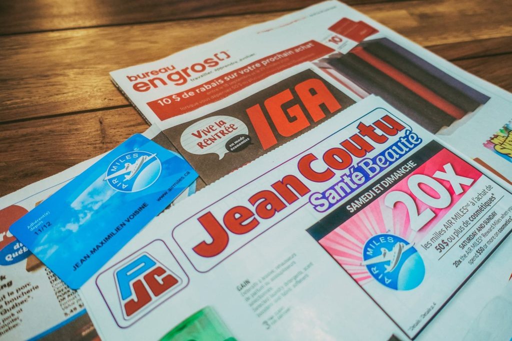 Le couponing au Québec: comment ça marche? - air miles featured circulaires