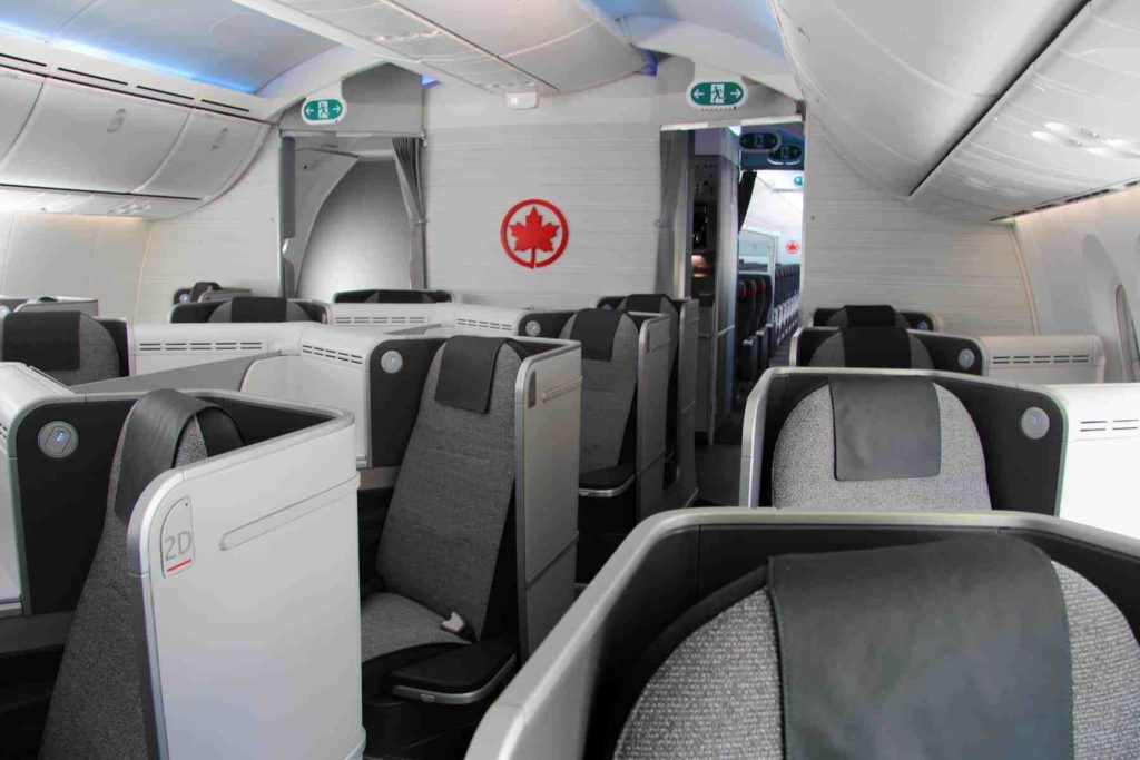 What is the best Aeroplan credit card for you? - Air Canada 787 Signature Maple Leaf Cabin