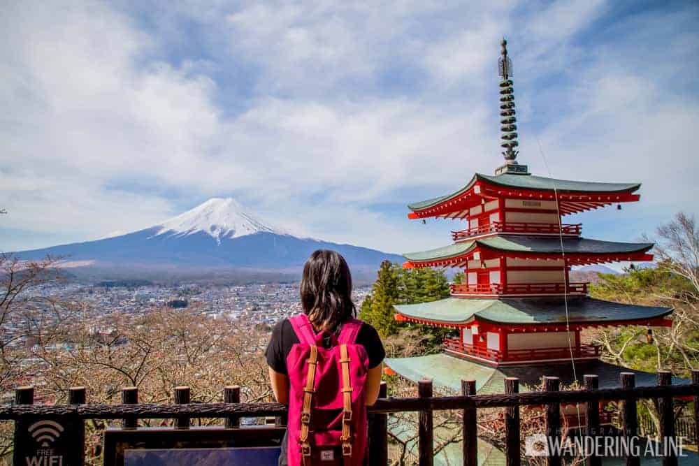 Japan: How to save on transportation in Japan? - Chureito Pagoda And Mount Fuji