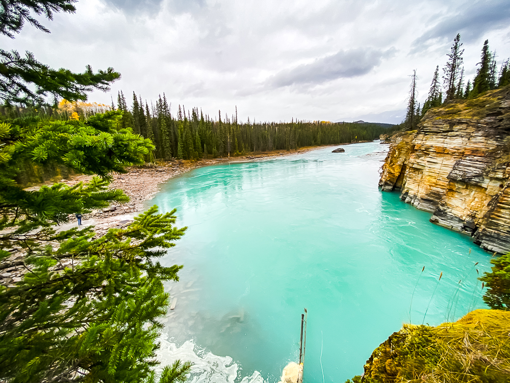 Canada : Guide de voyage dans l&rsquo;Ouest Canadien: Alberta et Colombie-Britannique | Itin&eacute;raires et Incontournables - 40 Riviere Athabasca
