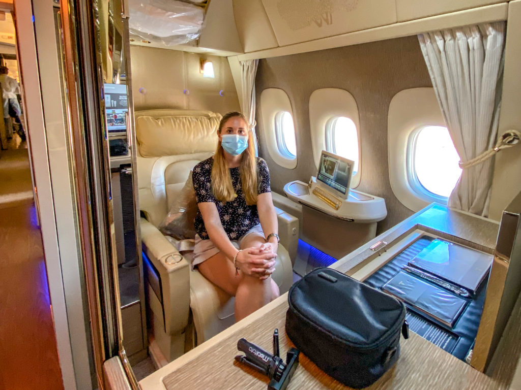 Review: Emirates B777 - New First Class - Emirates First Featured Audrey