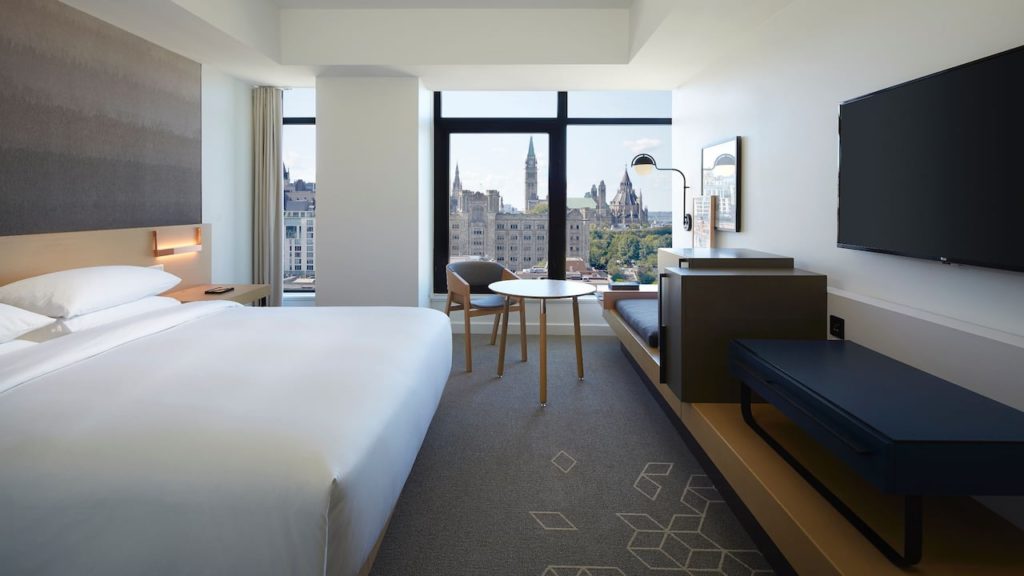 World of Hyatt promotion: earn up to 2X points on your stays - Andaz Ottawa Byward Market P King Room with City View.x