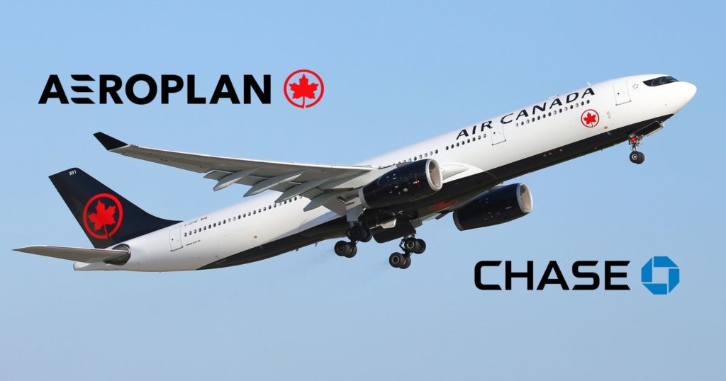 États-Unis : Partenariat entre Aéroplan et Chase (Ultimate Rewards + Carte de Crédit) - air canada aeroplan chase