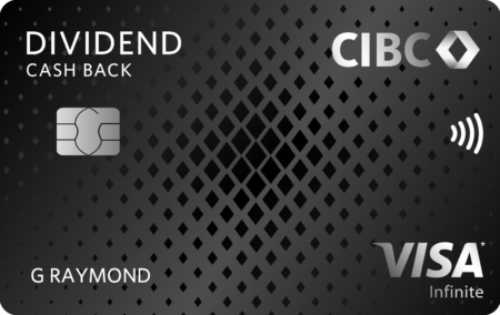 Head-to-Head: CIBC Dividend® Visa Infinite* Card vs Scotia Momentum® VISA Infinite* Card - CIBC Dividend Visa infinite front en