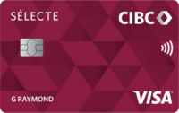 Comparatif : Carte de crédit Mastercard La Vraie Ligne MBNA vs Carte Sélecte CIBC Visa - CIBC Selecte Visa front fr