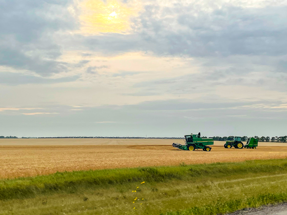 Canada : A few days in the Prairies | Manitoba and Saskatchewan - Saskatchewan a beautiful rural landscape