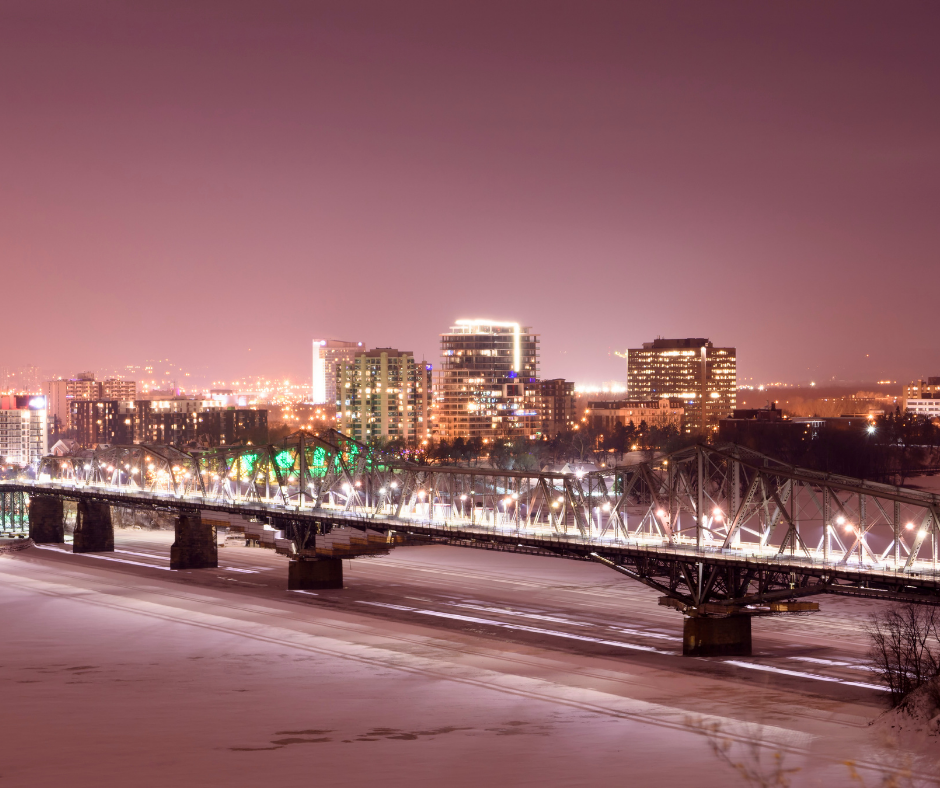 Canada : Quoi faire à Gatineau | Restaurants et Activités en hiver/été - Pont Alexandra qui relie Ottawa a Gatineau