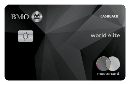 BMO CashBack® Mastercard®* World Eliteᴹᴰ*