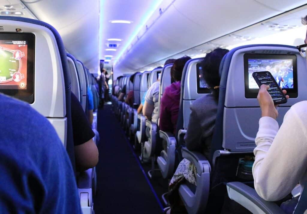 airplane cabin