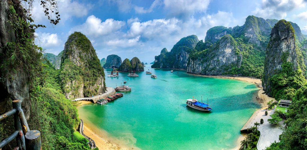 Southeast Asia: A month's travel with points - halong