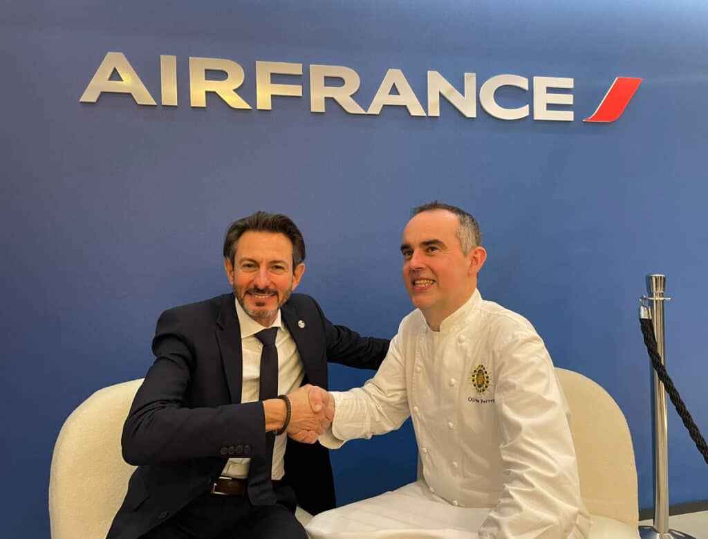Air France : Olivier Perret signe le nouveau menu en classe affaires (Entrevue) - Olivier perret air france
