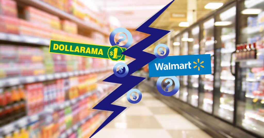 Grocery: What's cheaper between Dollarama and Walmart? - EpicerieMoinsCherDollaramaOuWalmart-2400x1260