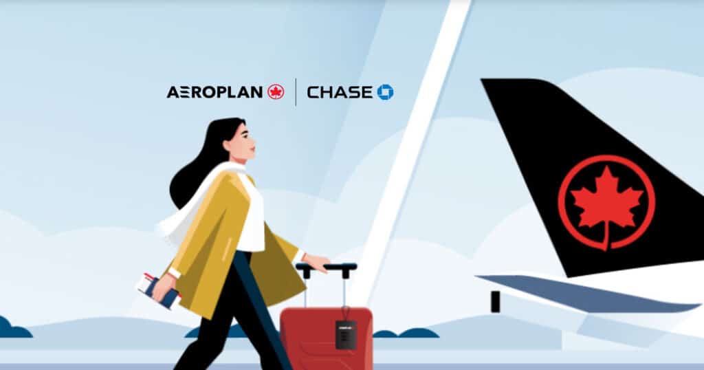 Chase Ultimate Rewards : bonus de transfert de 20% vers Aéroplan - Aeroplan Chase 2400x1260
