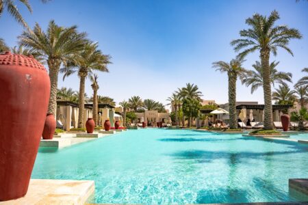Review : Al Wathba, a Luxury Collection Desert Resort & Spa, Abu Dhabi | Marriott Bonvoy - Al Wathba Luxury Collection-110 Piscine