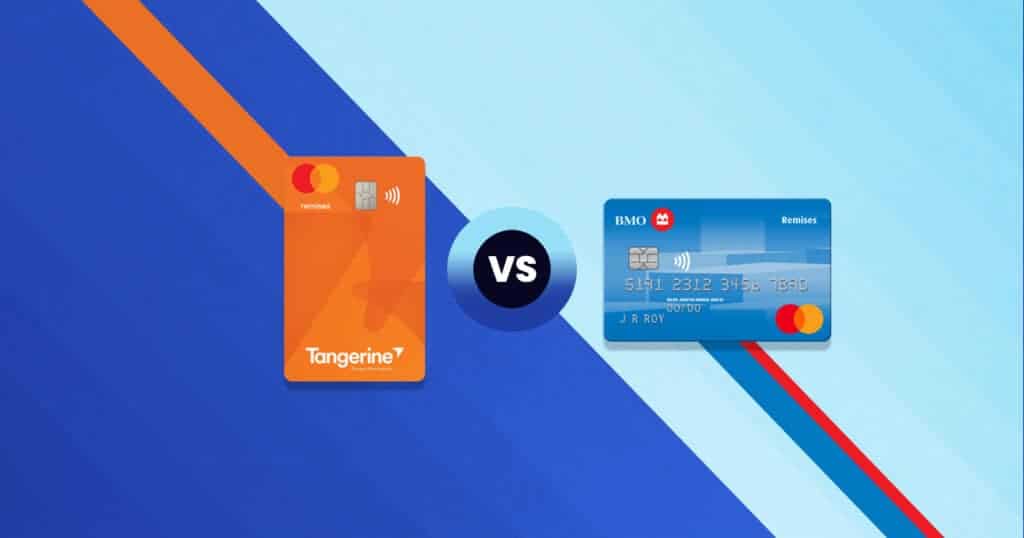 Comparatif : Carte BMO Remises Mastercard et Carte Remises Tangerine Mastercard - Carte BMO Remises Mastercard et Carte Remises Tangerine Mastercard