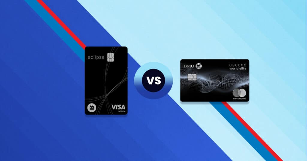 Comparatif : BMO eclipse Visa Infinite vs Mastercard BMO Ascend World Elite - BMO eclipse Visa Infinite vs Mastercard BMO Ascend World Elite