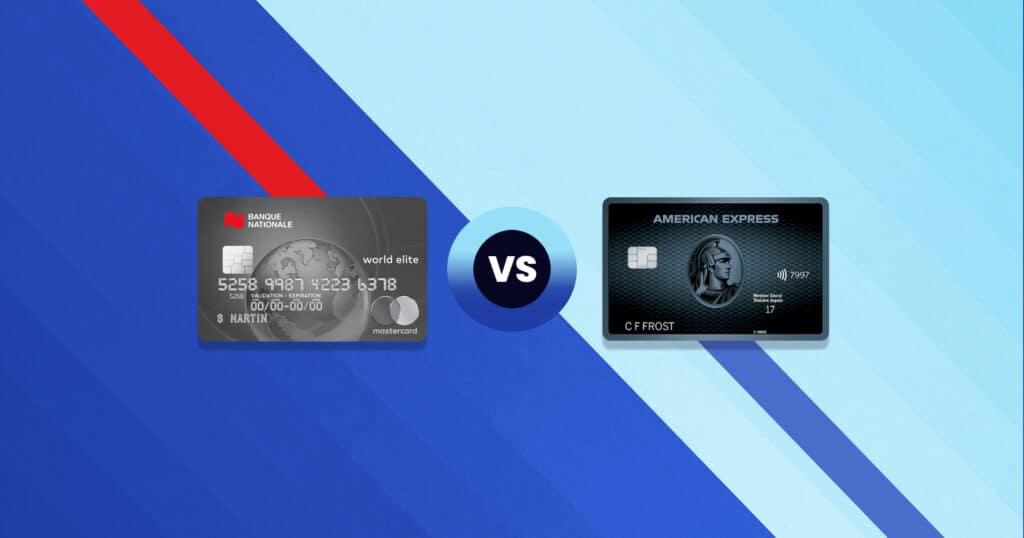 Comparatif : Carte Cobalt American Express vs Mastercard World Elite de la Banque Nationale - Carte Cobalt American Express vs Mastercard World Elite de la Banque Nationale