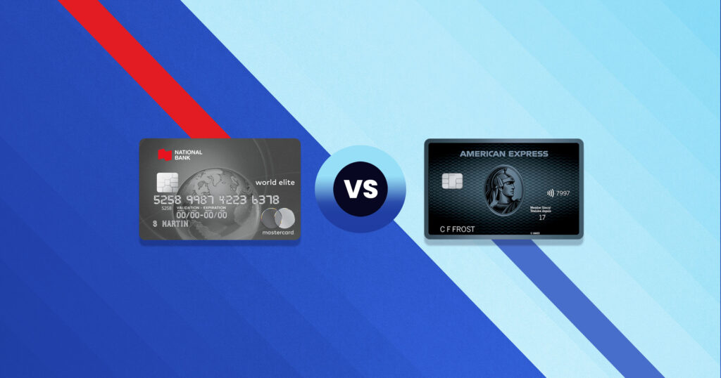 Head-to-Head: American Express Cobalt Card vs. National Bank World Elite Mastercard - American Express Cobalt Card vs National Bank World Elite Mastercard