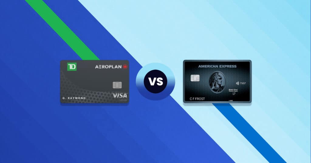 Comparison: American Express Cobalt Card vs TD Visa Infinite Card Aeroplan - American Express Cobalt Card vs TD Aeroplan Visa Infinite Card