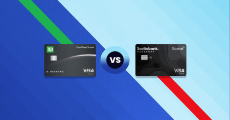 Comparison: TD First Class Travel Visa Infinite Card vs. Scotiabank Visa Infinite Passport Card - TD Aeroplan Visa Infinite Privilege Card vs. Scotiabank Passport Visa Infinite Card