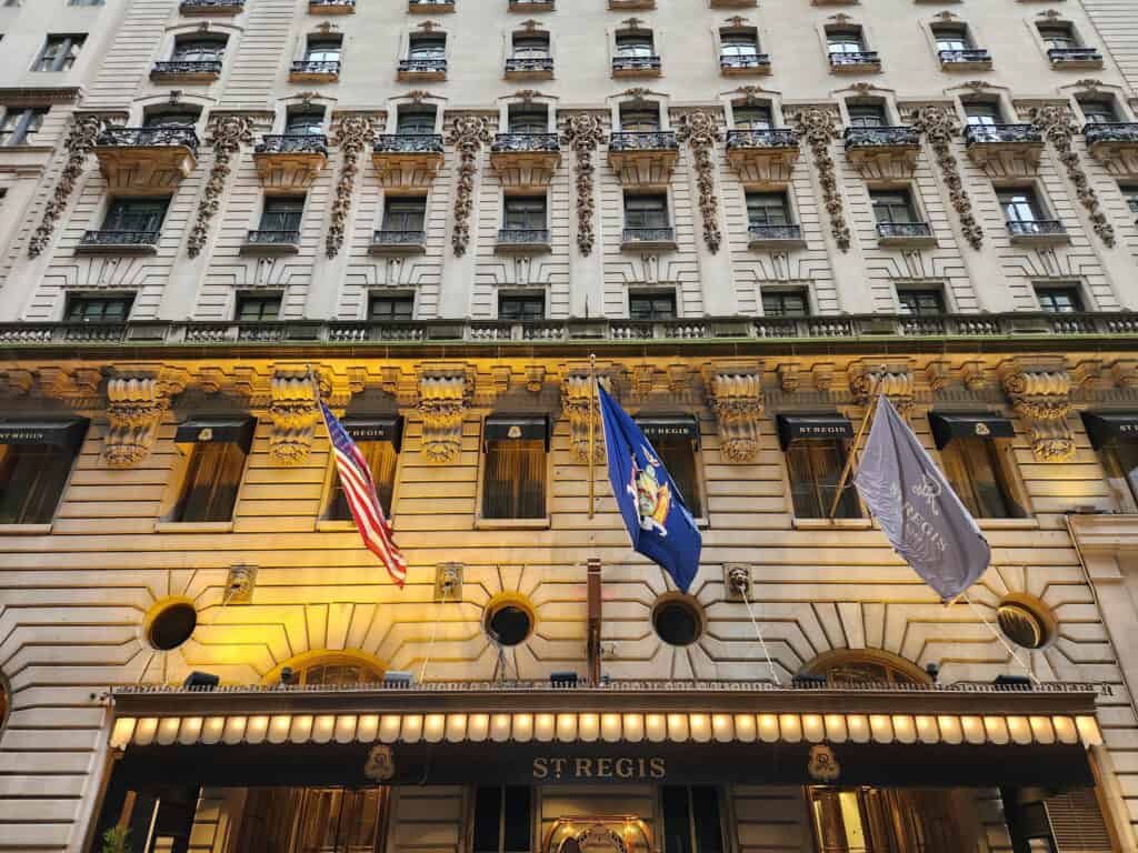 Review: St. Regis New York | Marriott Bonvoy - Exterior