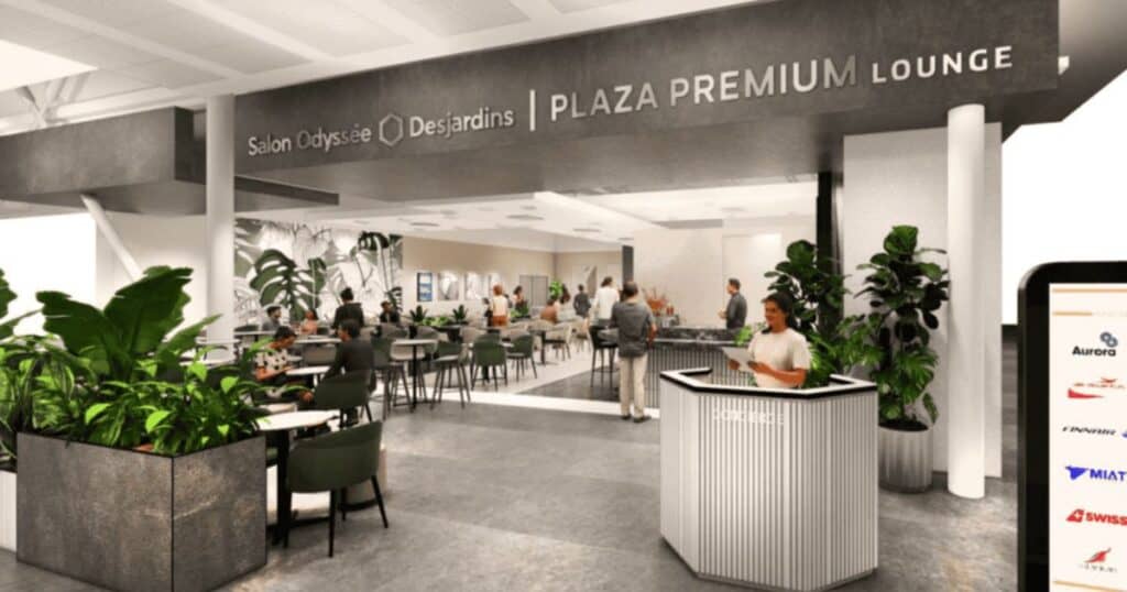 Montreal-Trudeau YUL: New Desjardins Odyssey Lounge-Plaza Premium Lounge (Transborder area) - Salon Odyssée Desjardins Plaza Premium