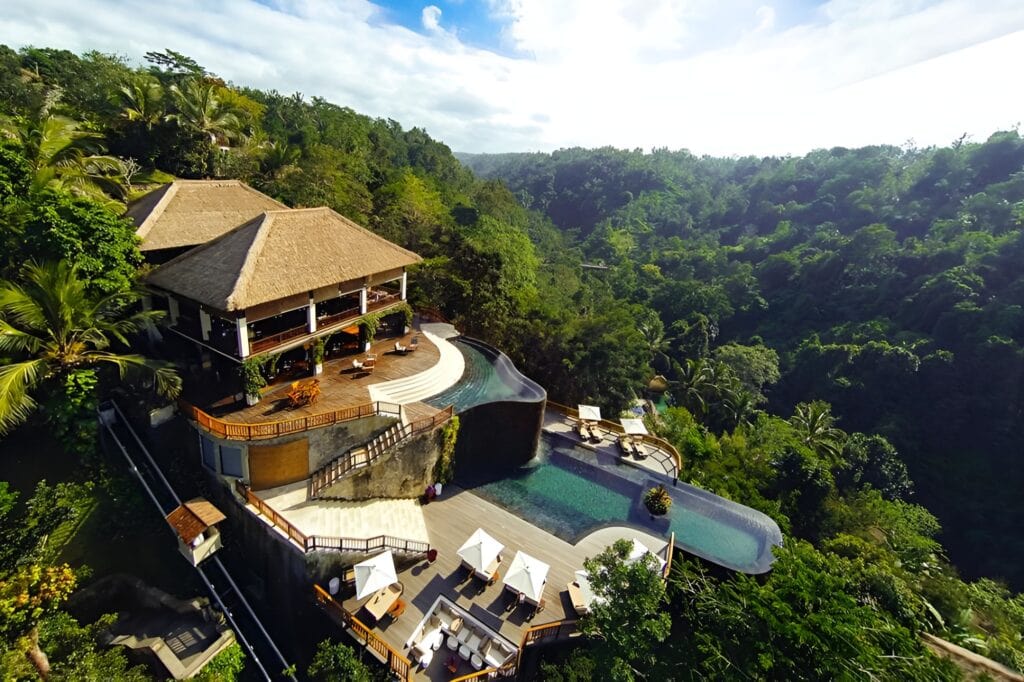 Mon expérience ResortPass : Hanging Gardens of Bali - HangingGardensBali aerial 1
