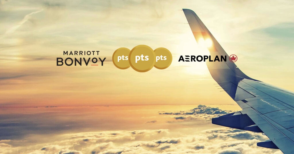 Convertissez vos points Marriott Bonvoy vers Aéroplan avec un bonus de 15 % - Marriott Bonvoy Aeroplan 2400x1260