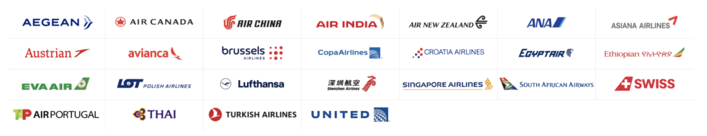 Star Alliance: The Network and Its 25 Member Airlines - Star Alliance members