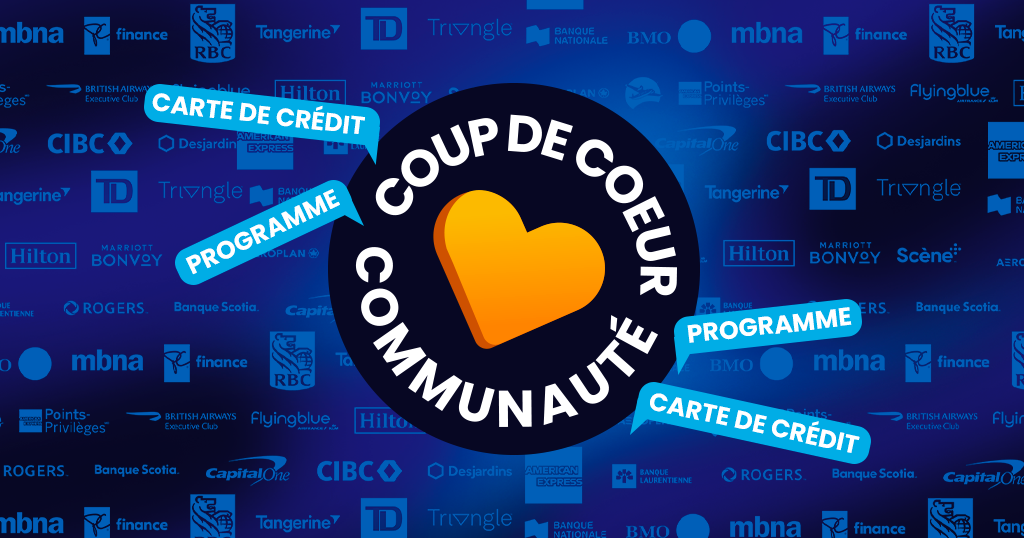 Choix de la communauté Milesopedia 2026 : votez pour votre carte de crédit et programme coups de coeur! - vote communaute palmares milesopedia