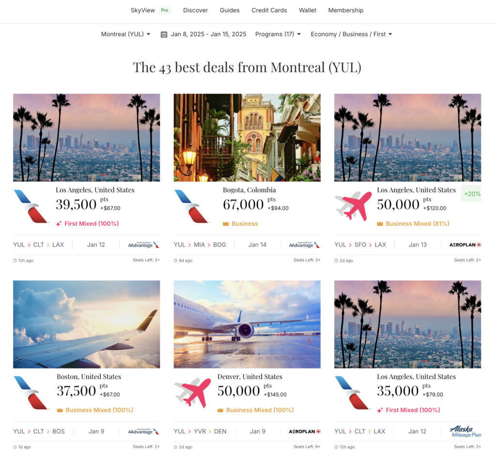 Roame Discover tab