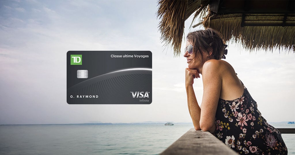 Offre TD Classe ultime Voyages : Jusqu’à 165 000 points Primes TD, accès aux salons d’aéroport et aucuns frais la première année! - TD  Classe ultime Voyages
