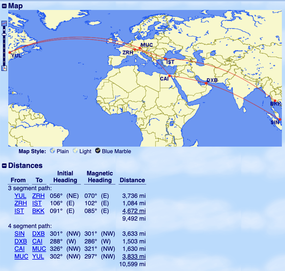 Business Class Sweetspots with Aeroplan from Canada - mtm aeroplan