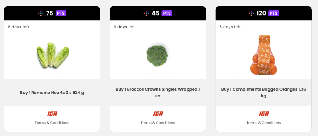 scene points personal offers