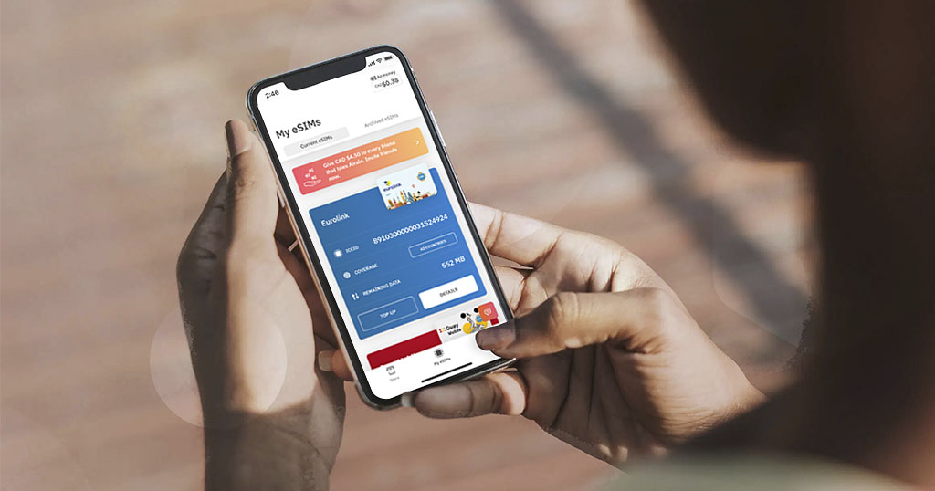 Airalo eSIM card: Internet on the move without roaming (CAD 4.50 Code) - Airalo-1024x538
