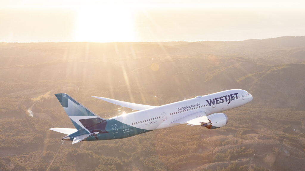 WestJet ajoute une surcharge carburant de 60 $ sur son bon pour compagnon - WestJet 787-9 Dreamliner