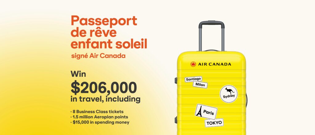 Giving Tuesday With Points and Rewards - passeport de reve enfant soleil cover