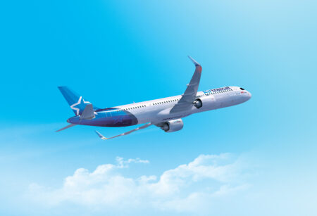 Air Transat : Nouveaux vols sans escale Qu&eacute;bec-Marseille et Ottawa-Londres pour l&rsquo;&eacute;t&eacute; 2026 - A321neoLR decollage air transat