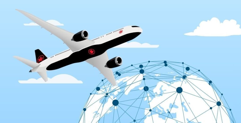 Destinations Air Canada et son réseau : Autour du monde avec Aéroplan - Aeroplan Air Canada reseau couverture campagne