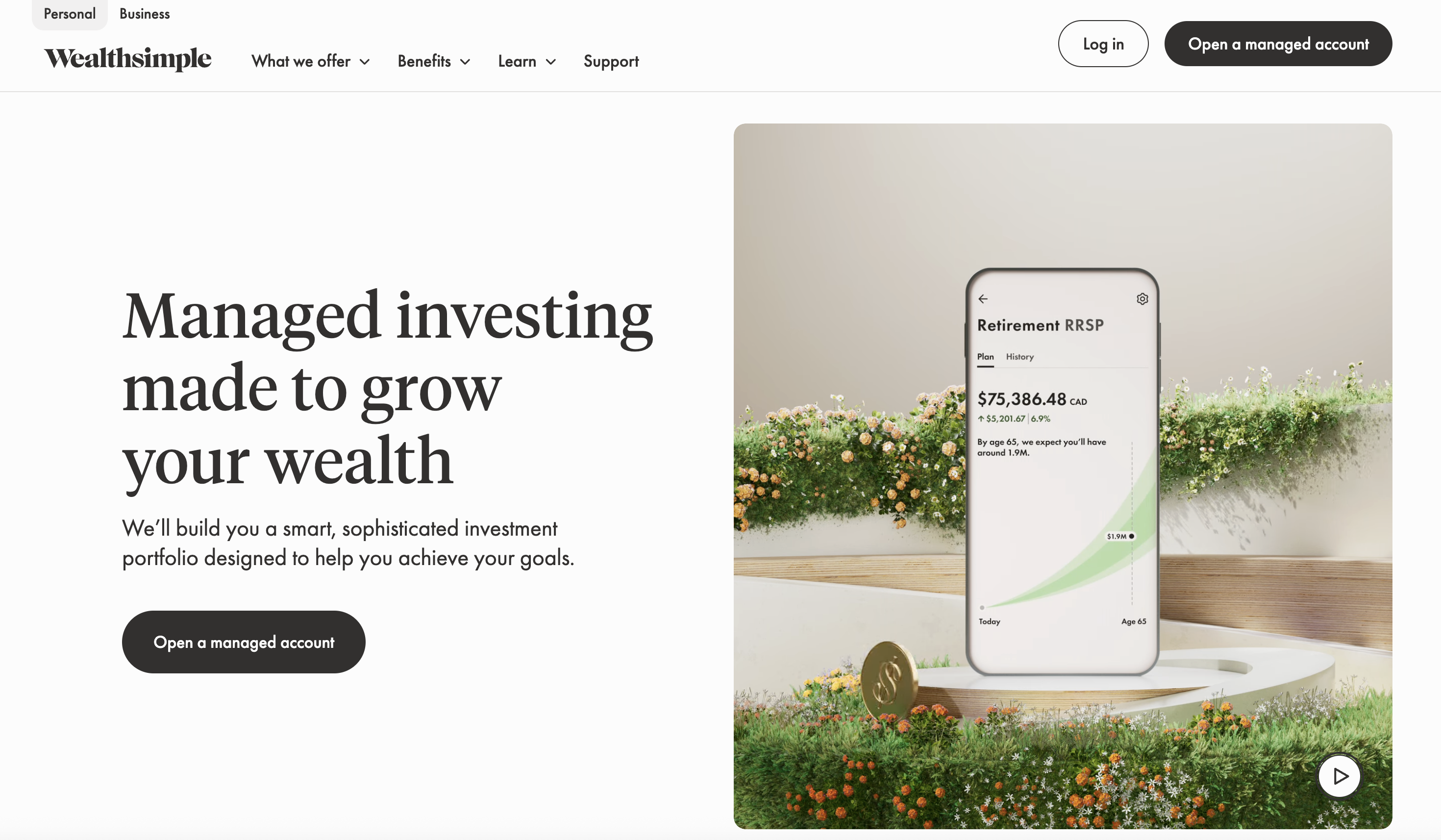 Wealthsimple: The perfect all-in-one investment platform for 2026 - managed investment FR
