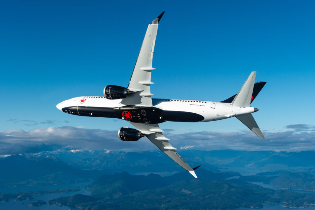 Air Canada modernise sa flotte: Wi-Fi gratuit et nouveaux sièges - air canada boeing 737 max