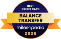 Milesopedia 2026 Awards: Best Programs, Credit Cards, and Bank Accounts in Canada - 2026 Awards Best Credit Card for Balance Transfers