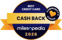 Milesopedia 2026 Awards: Best Programs, Credit Cards, and Bank Accounts in Canada - 2026 Awards Best Community Cash Back Credit Card