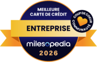 Palmarès Milesopedia 2026 : meilleurs programmes, cartes de crédit et comptes bancaires au Canada - Palmares2026 Meilleure carte de crédit Entreprise Communauté