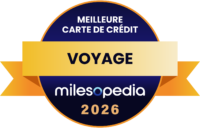 Palmarès Milesopedia 2026 : meilleurs programmes, cartes de crédit et comptes bancaires au Canada - Palmares2026 Meilleure carte de crédit pour les voyages