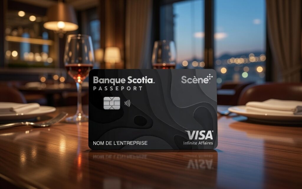 Offre PME - Carte Visa Infinite Affaires Passeport Banque Scotia : Jusqu’à 40 000 points Scène+ + Première Année Gratuite - carte visa infinite affaires passeport scotia featured